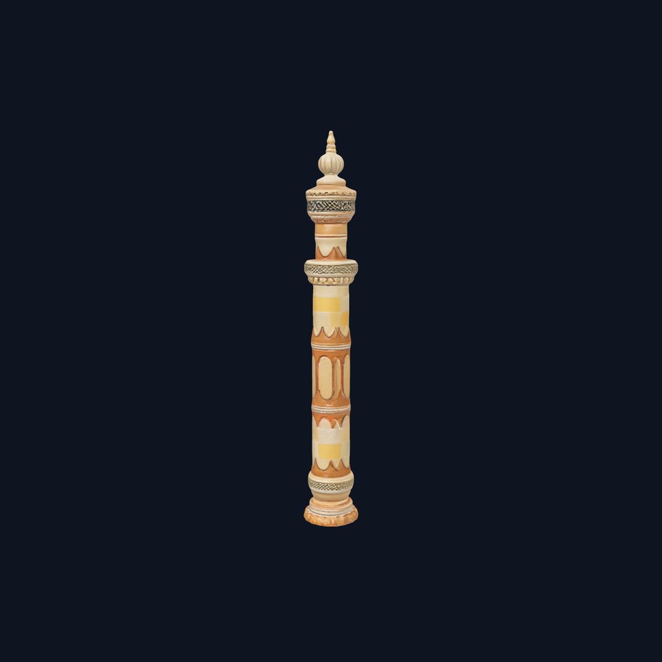 Ornate Sandstone Column model pack